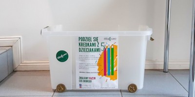 Collection of crayons for the Procuro Foundation