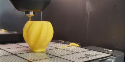 3D chocolate printer test