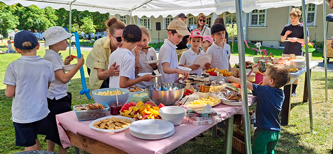 piknikowy poczestunek