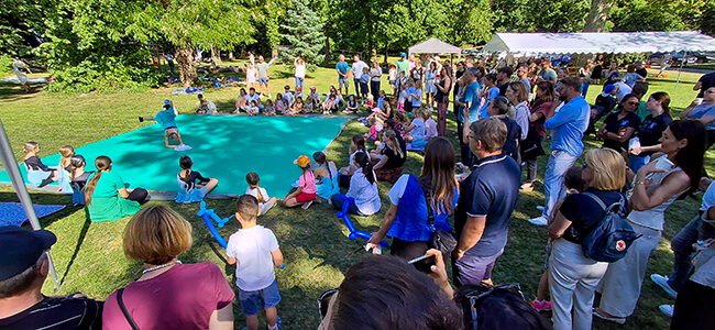 wystepy na pikniku szkolnym montessori