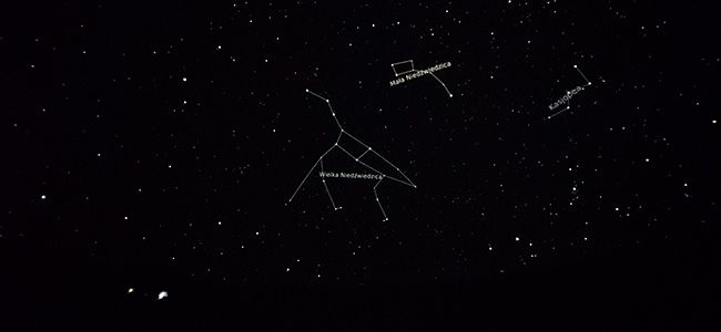 planetarium w bialkowie gwiazdozbiory